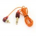 Premium Lightweight Tattoo RCA Cord 90 Degree